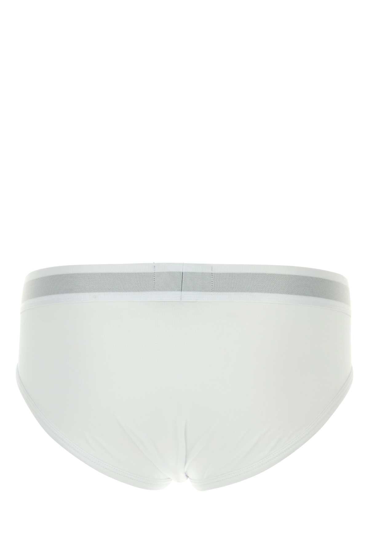 EMPORIO ARMANI Classic Stretch Cotton Briefs for Men - FW25