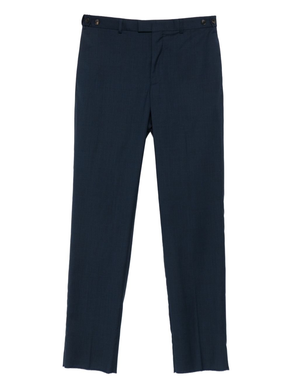 EMPORIO ARMANI Men's Wool Trousers with Elasticated Waistband