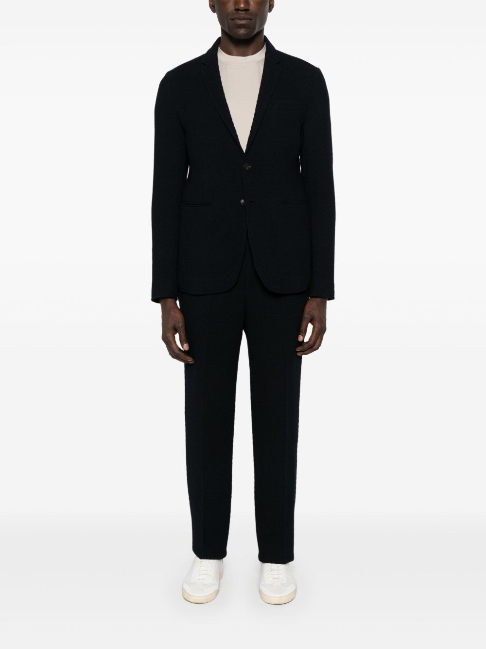 EMPORIO ARMANI Men's Signature Wool Trousers