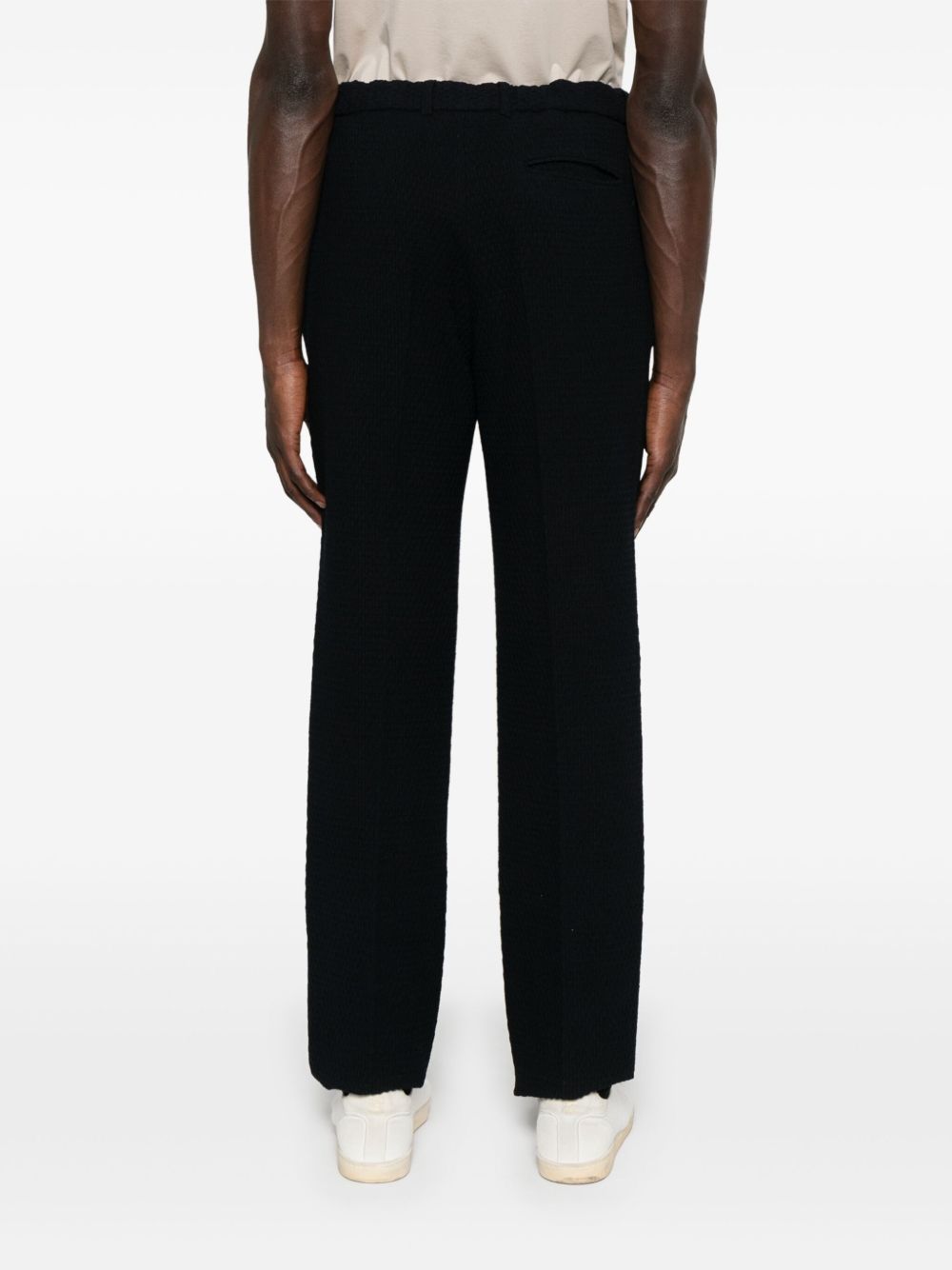 EMPORIO ARMANI Men's Signature Wool Trousers