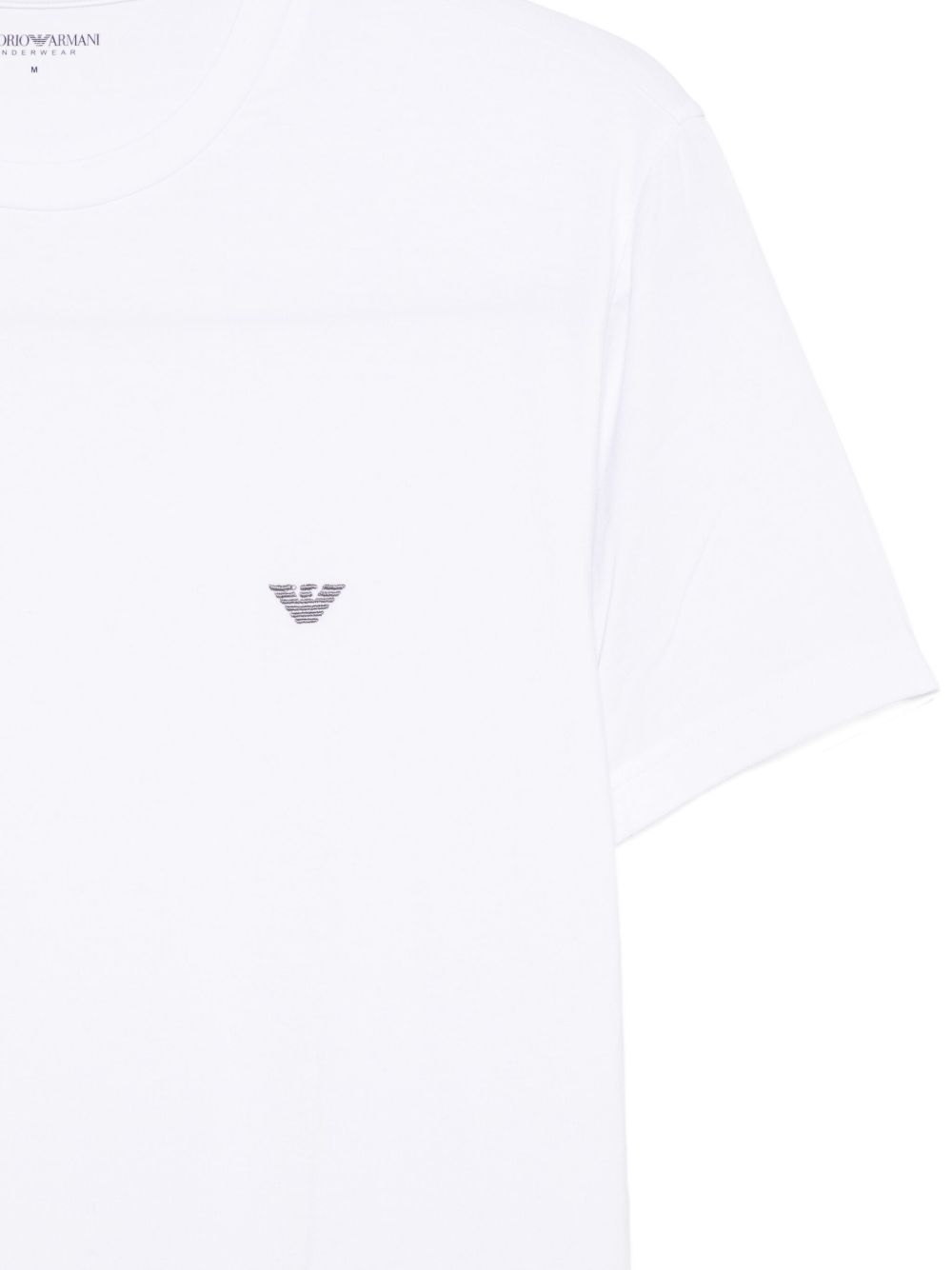 EMPORIO ARMANI Crew Neck Logo T-Shirt for Men - FW25 Collection