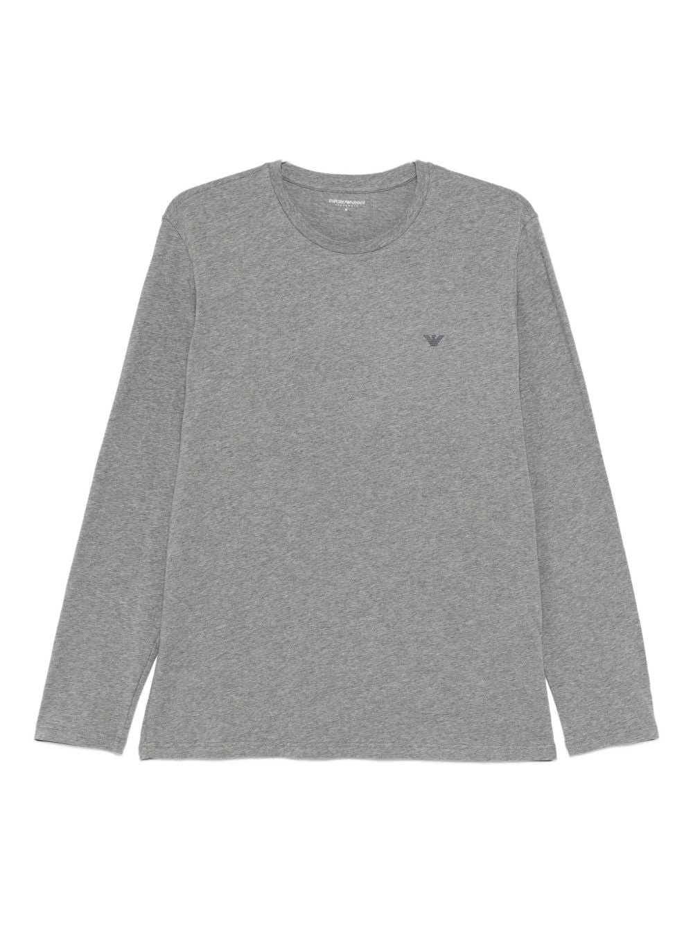 EMPORIO ARMANI Cotton Logo Long-Sleeve Shirt for Men