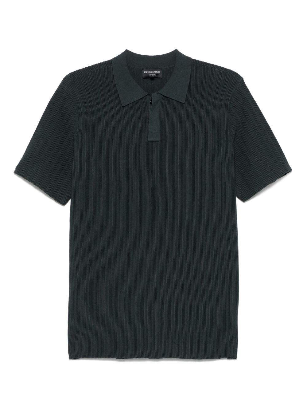 EMPORIO ARMANI Ribbed Polo Shirt for Men