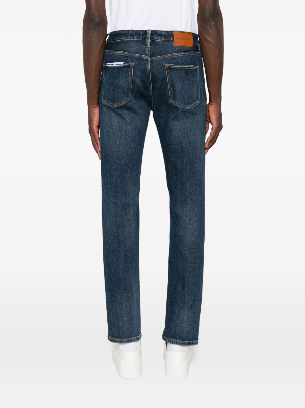 EMPORIO ARMANI Classic Denim Cotton Jeans for Men - FW25