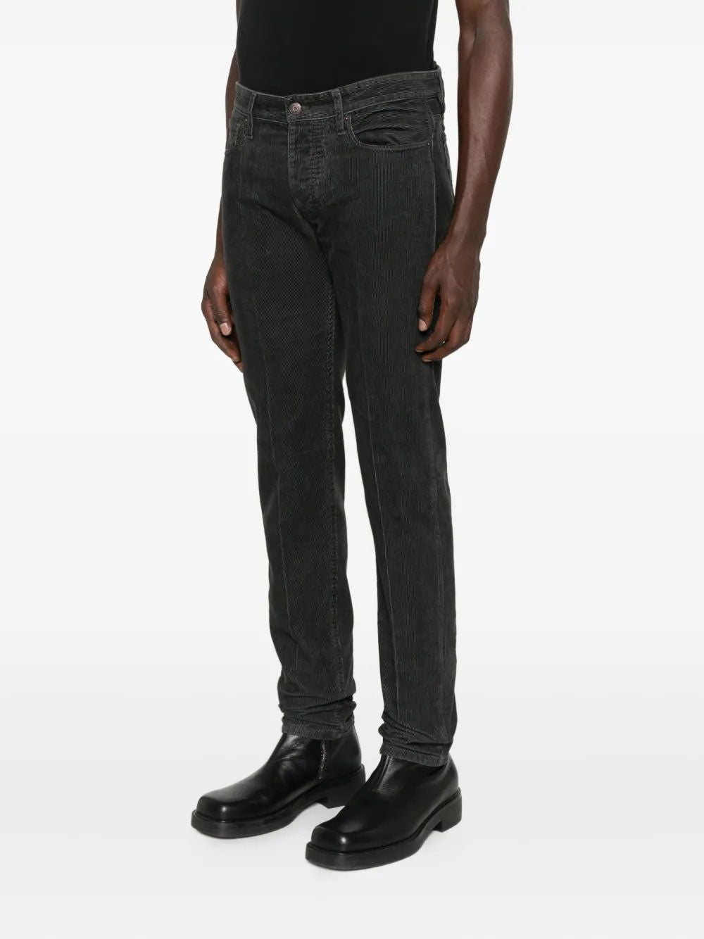 EMPORIO ARMANI Cotton Corduroy Trousers for Men - FW25