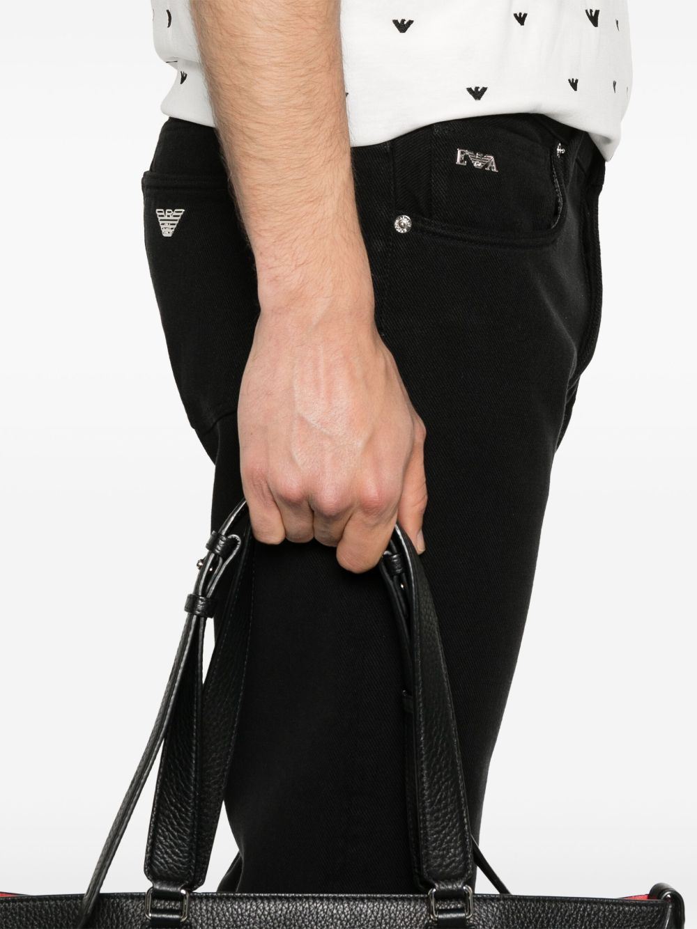 EMPORIO ARMANI Slim Fit Low-Rise Jeans