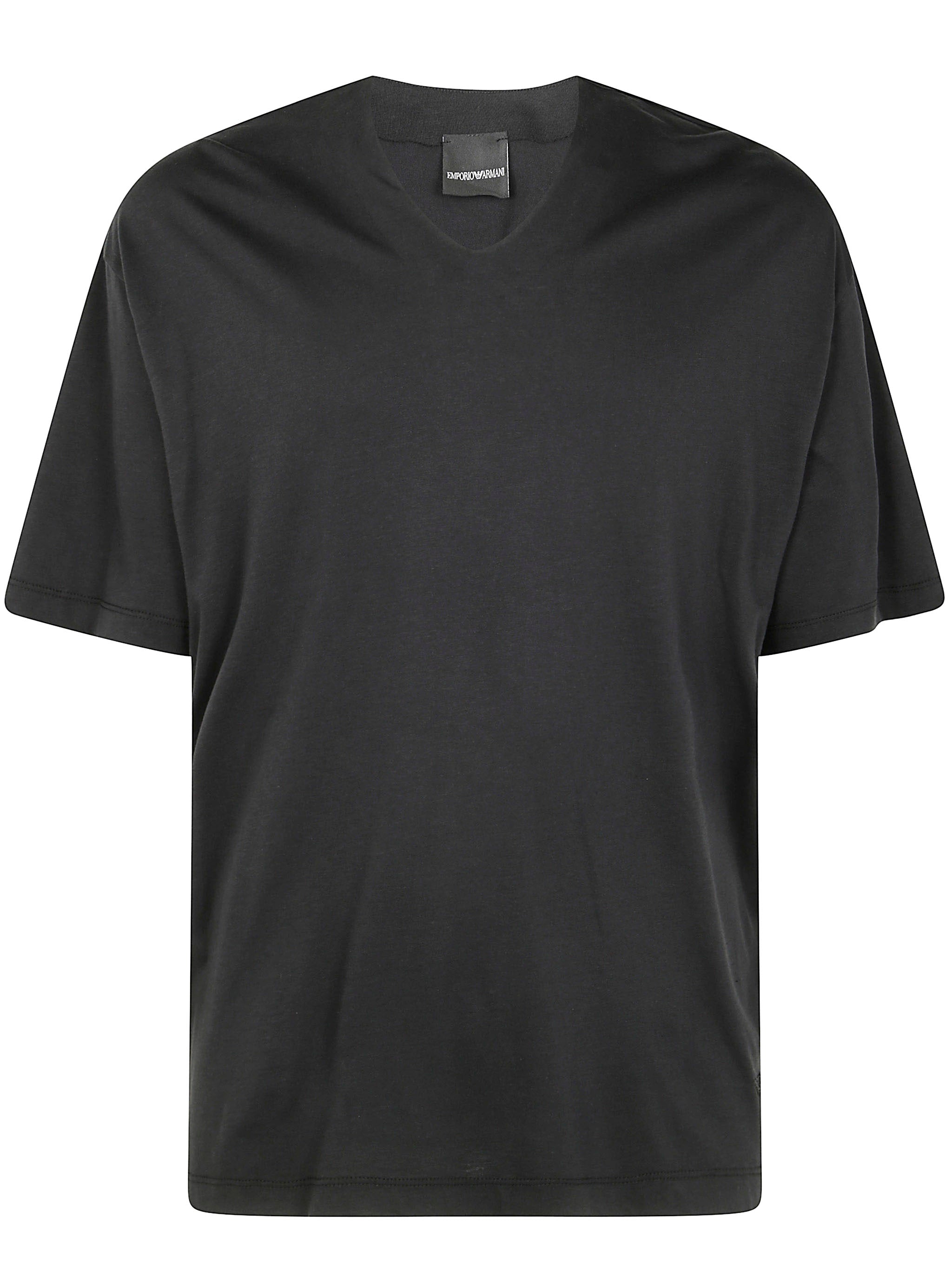 EMPORIO ARMANI Men's Classic T-Shirt with Silk Blend