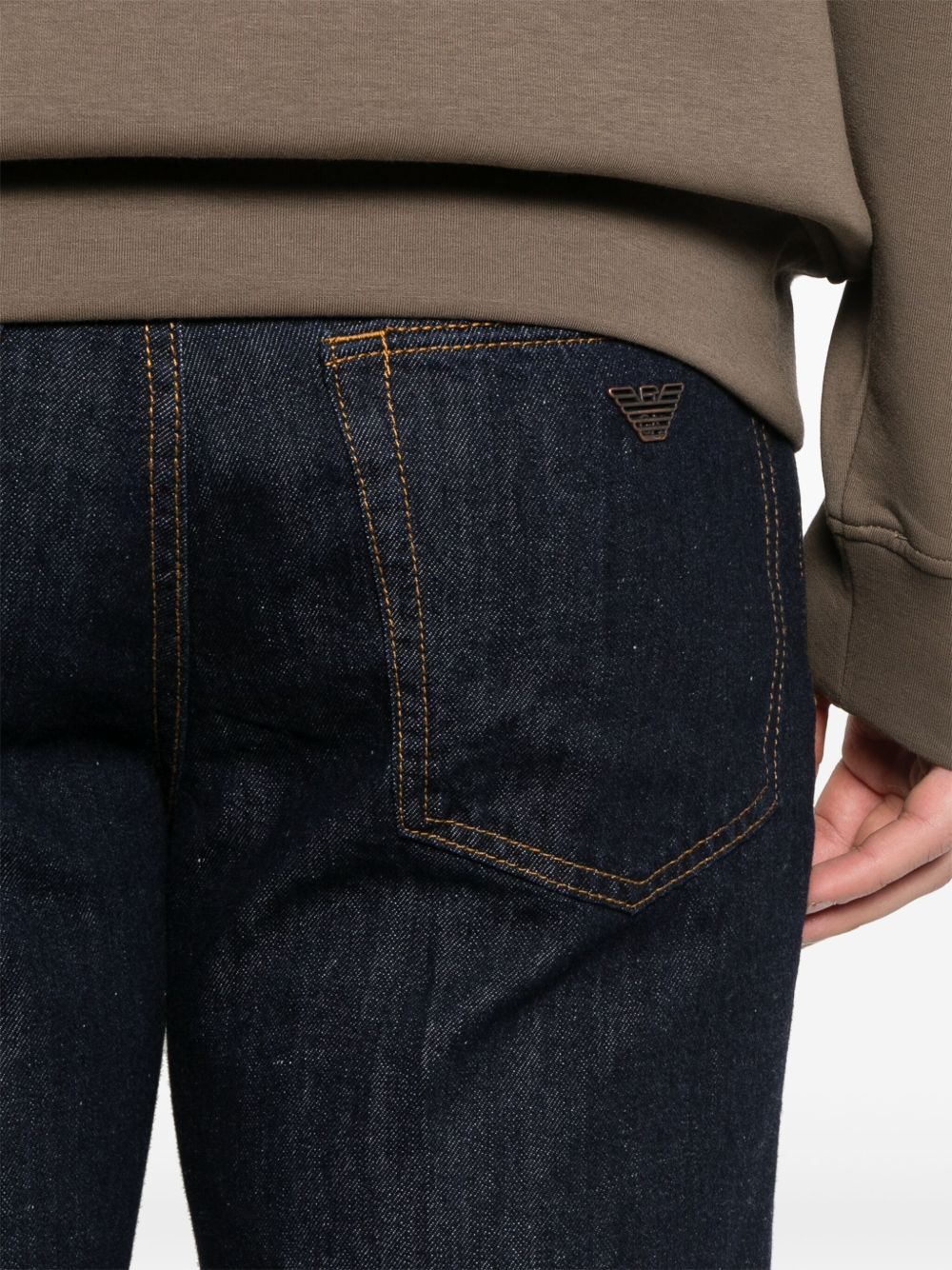 EMPORIO ARMANI Classic Denim Jeans for Men