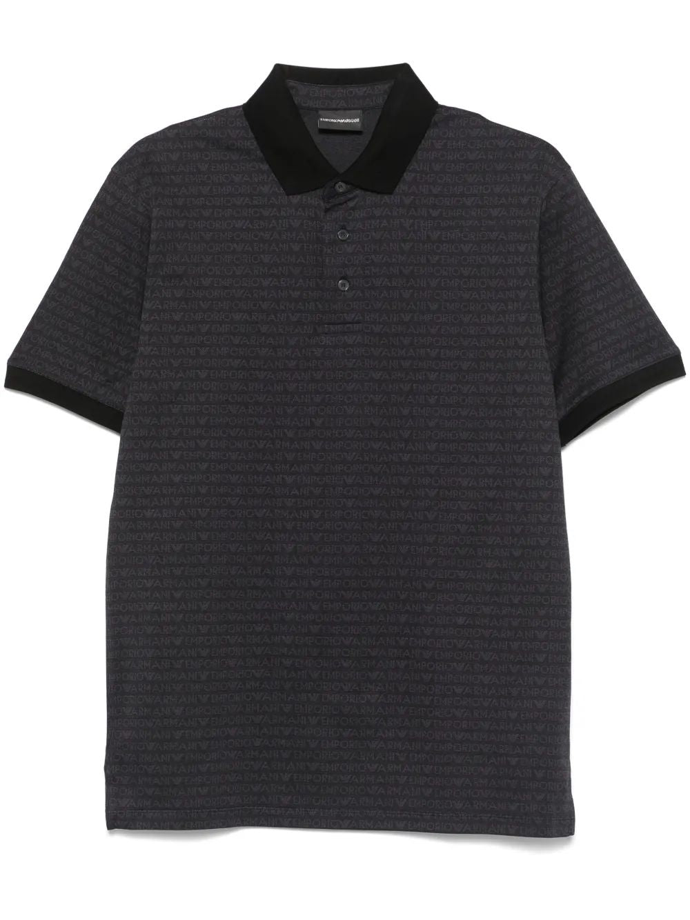 EMPORIO ARMANI Logo-Jacquard Polo Shirt for Men
