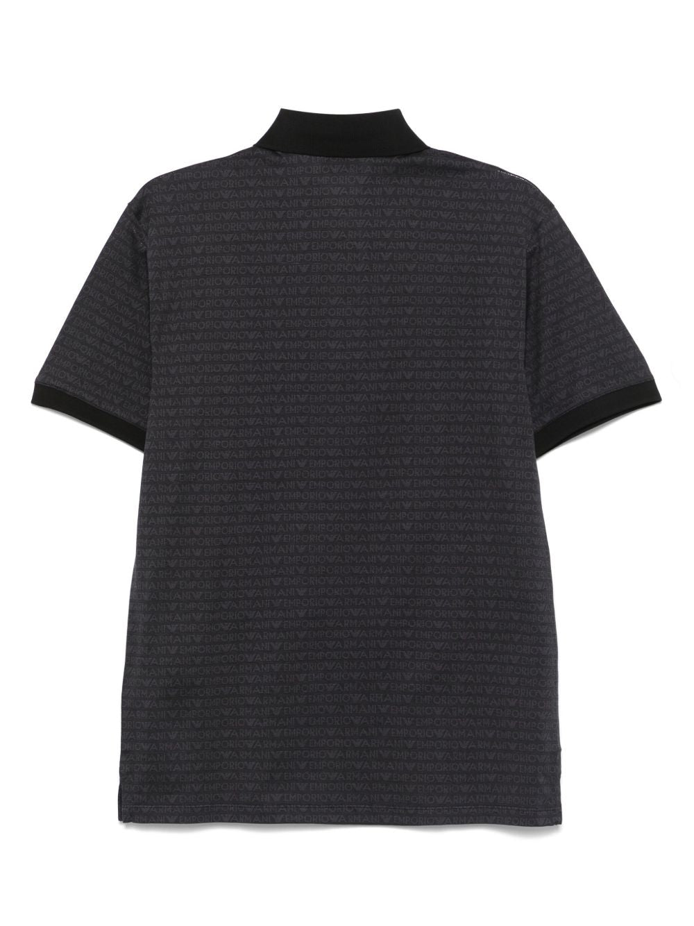 EMPORIO ARMANI Logo-Jacquard Polo Shirt for Men