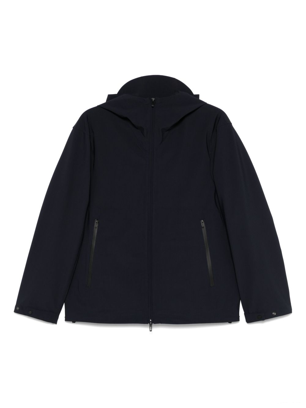 EMPORIO ARMANI Two-Way Zip Hooded Jacket for Men