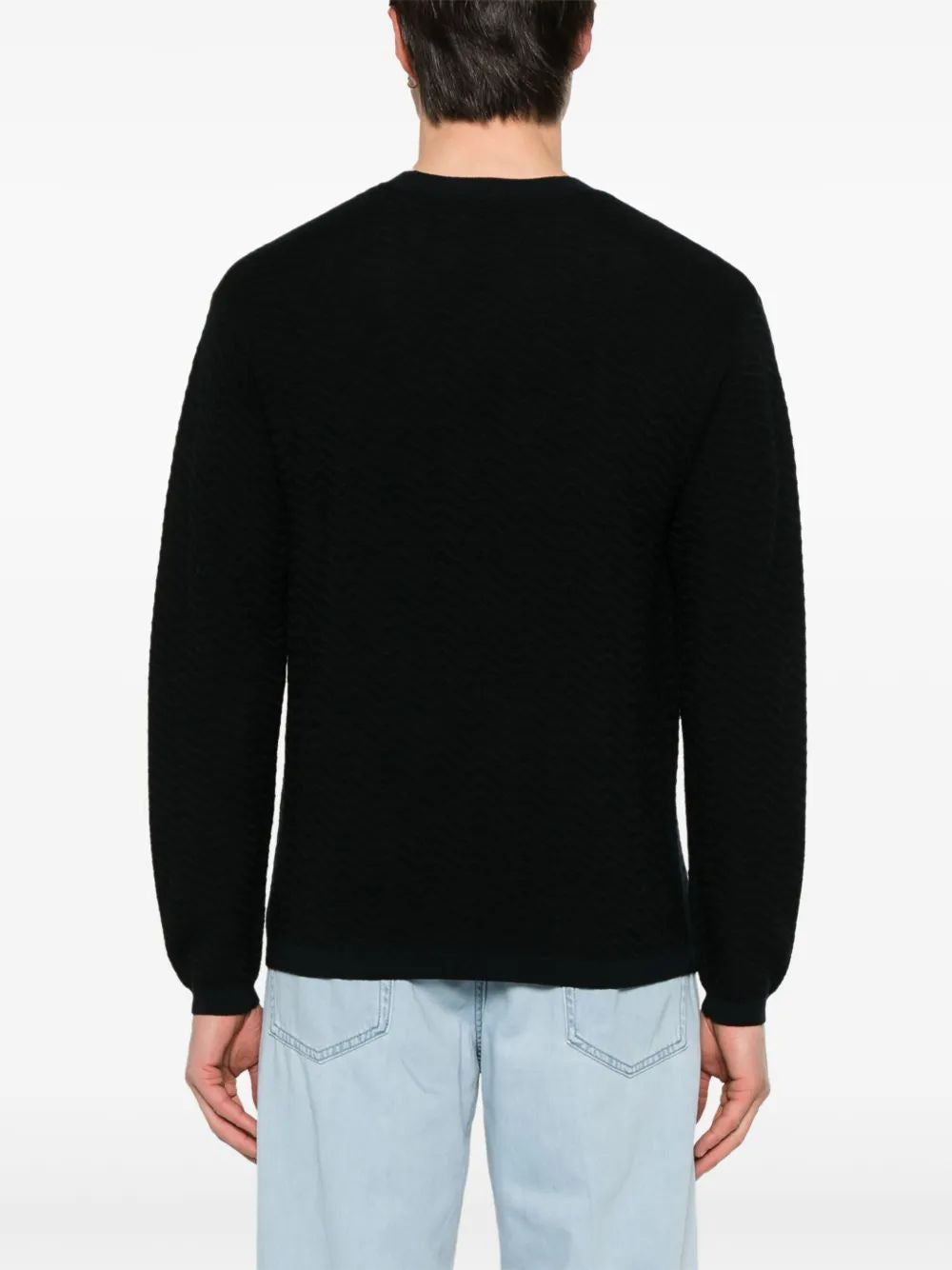 EMPORIO ARMANI Wool Blend Crewneck Sweater