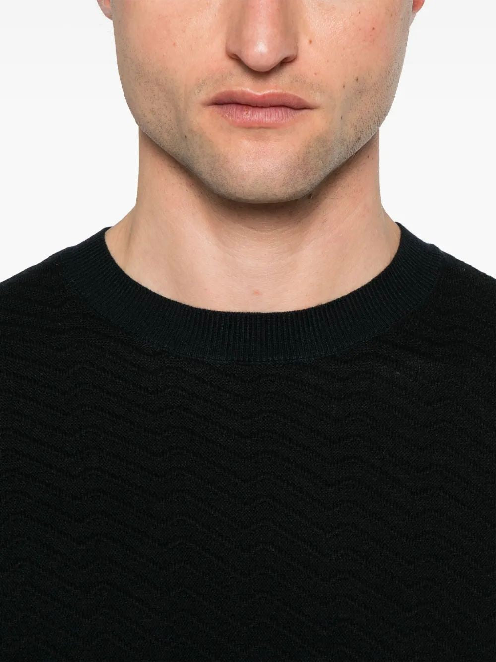 EMPORIO ARMANI Wool Blend Crewneck Sweater