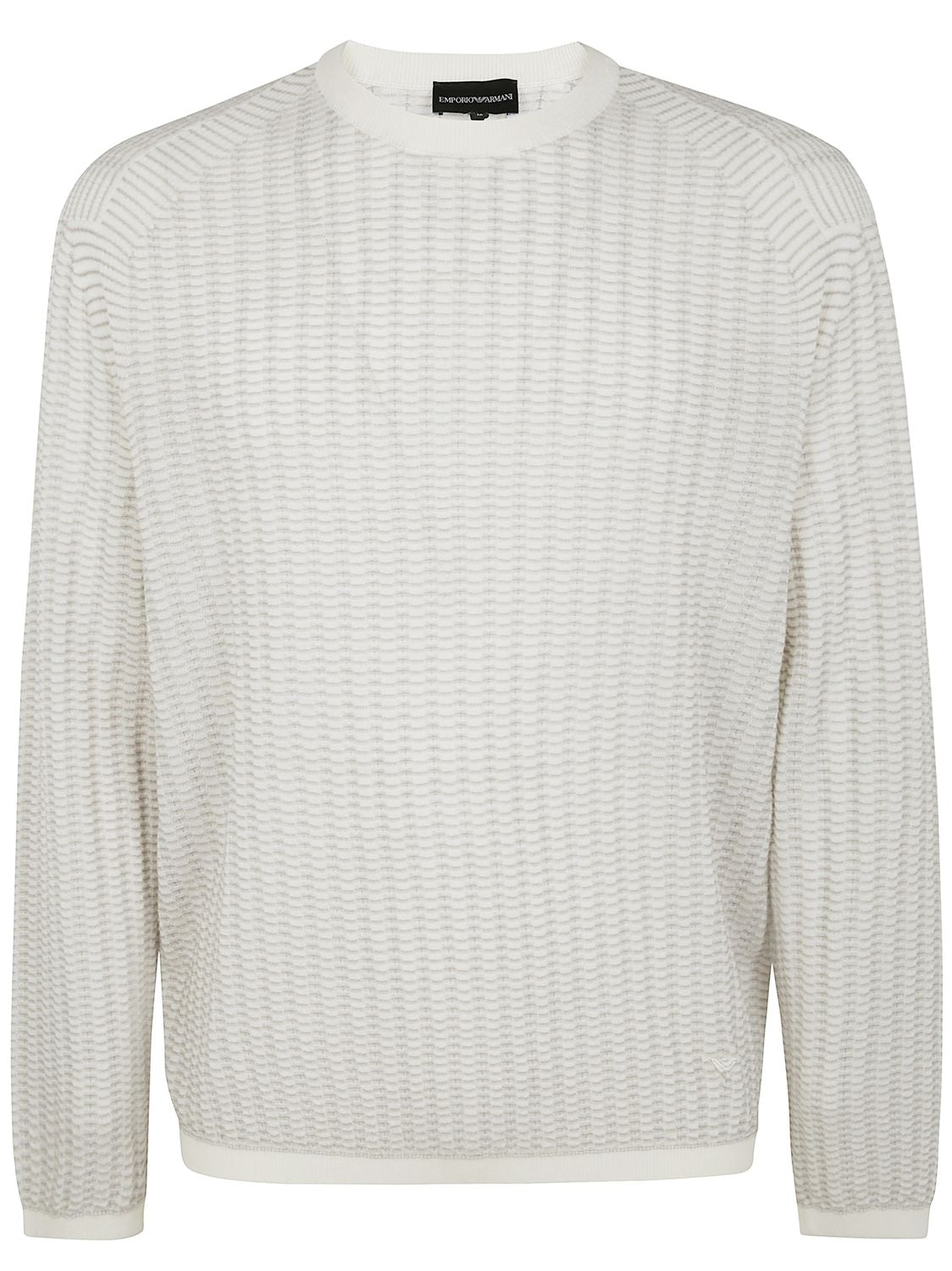 EMPORIO ARMANI Lyocell Pullover for Men - SS25 Collection