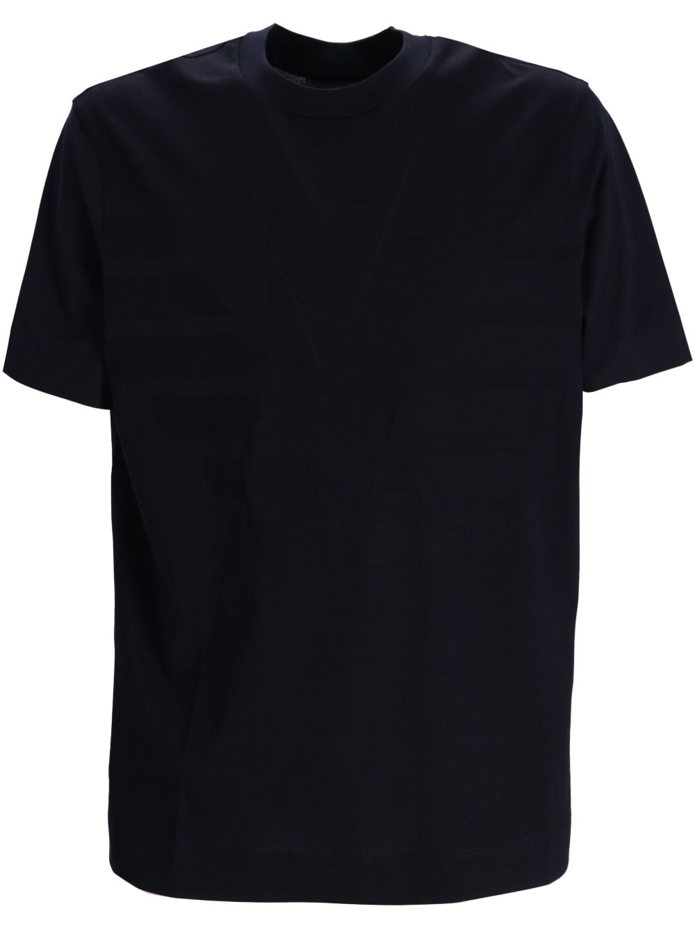 EMPORIO ARMANI Crew Neck Logo Cotton T-Shirt - SS25