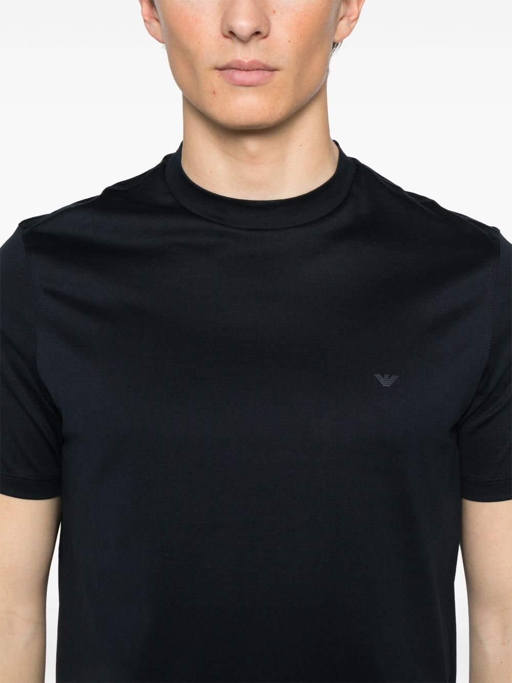EMPORIO ARMANI Logo Cotton T-Shirt for Men