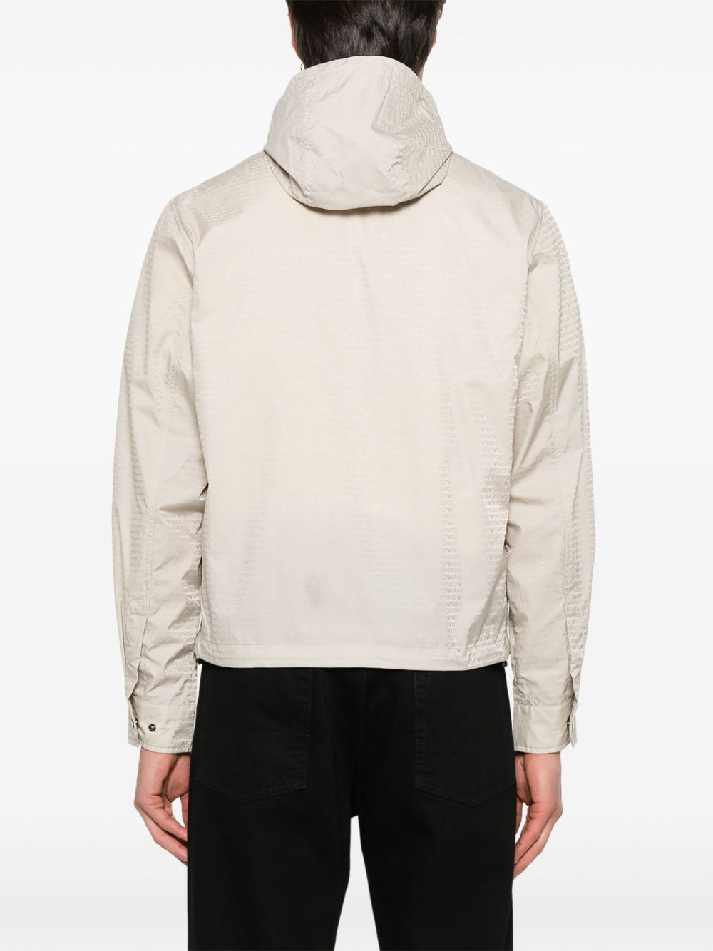 EMPORIO ARMANI Lightweight Nylon Hooded Jacket