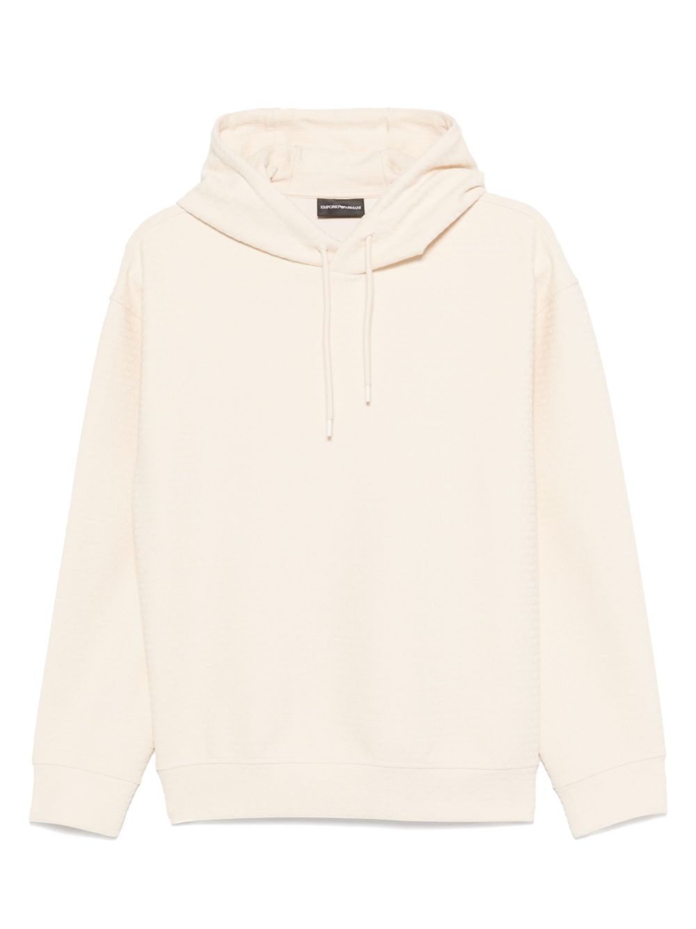 EMPORIO ARMANI Allover Logo Hoodie for Men