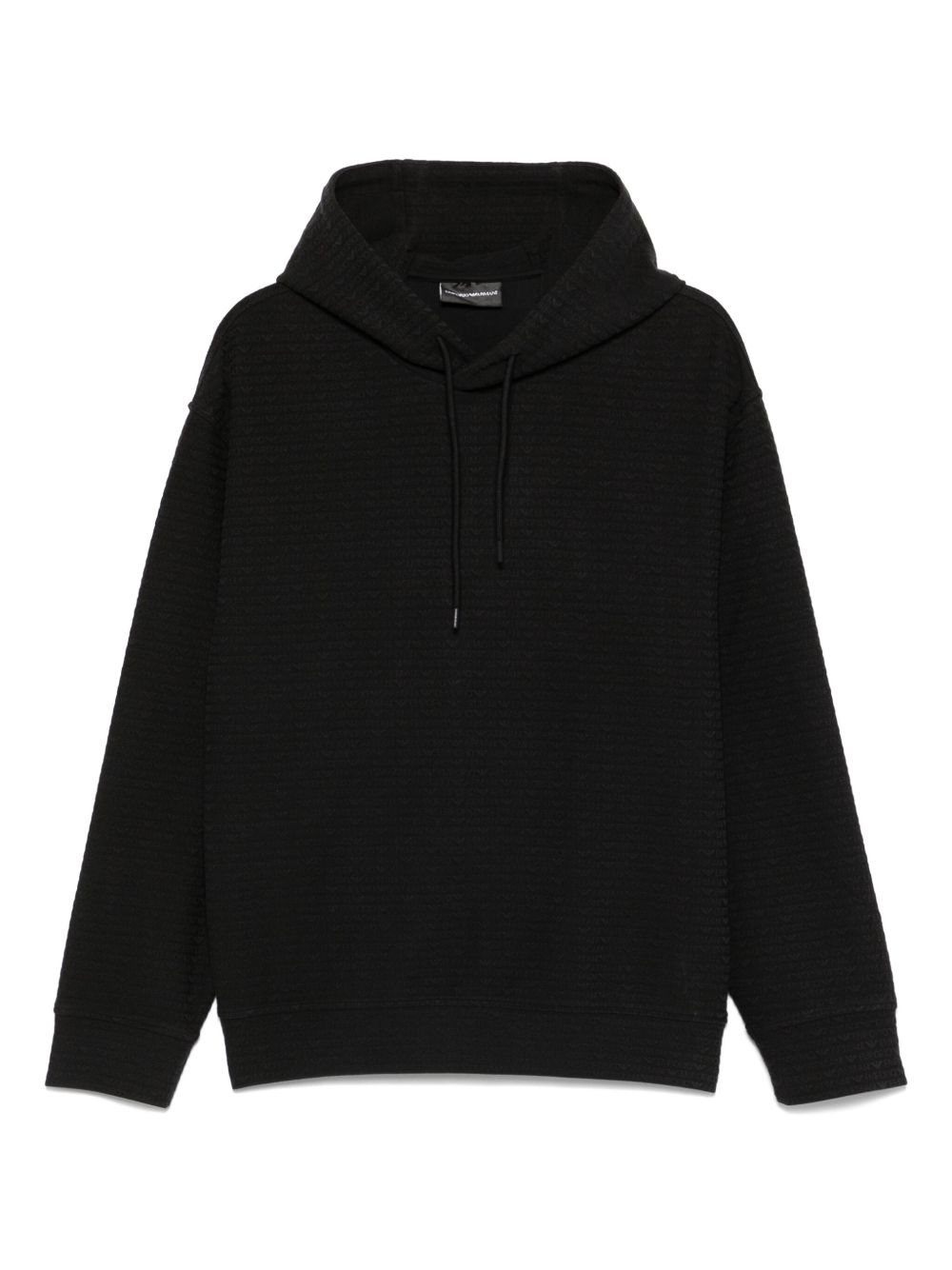 EMPORIO ARMANI Allover Logo Hoodie for Men - SS25
