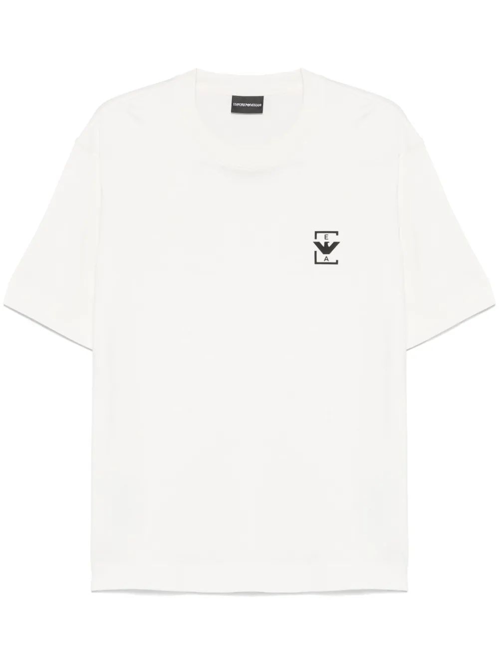 EMPORIO ARMANI Eagle-Appliqué T-Shirt - SS25 Collection