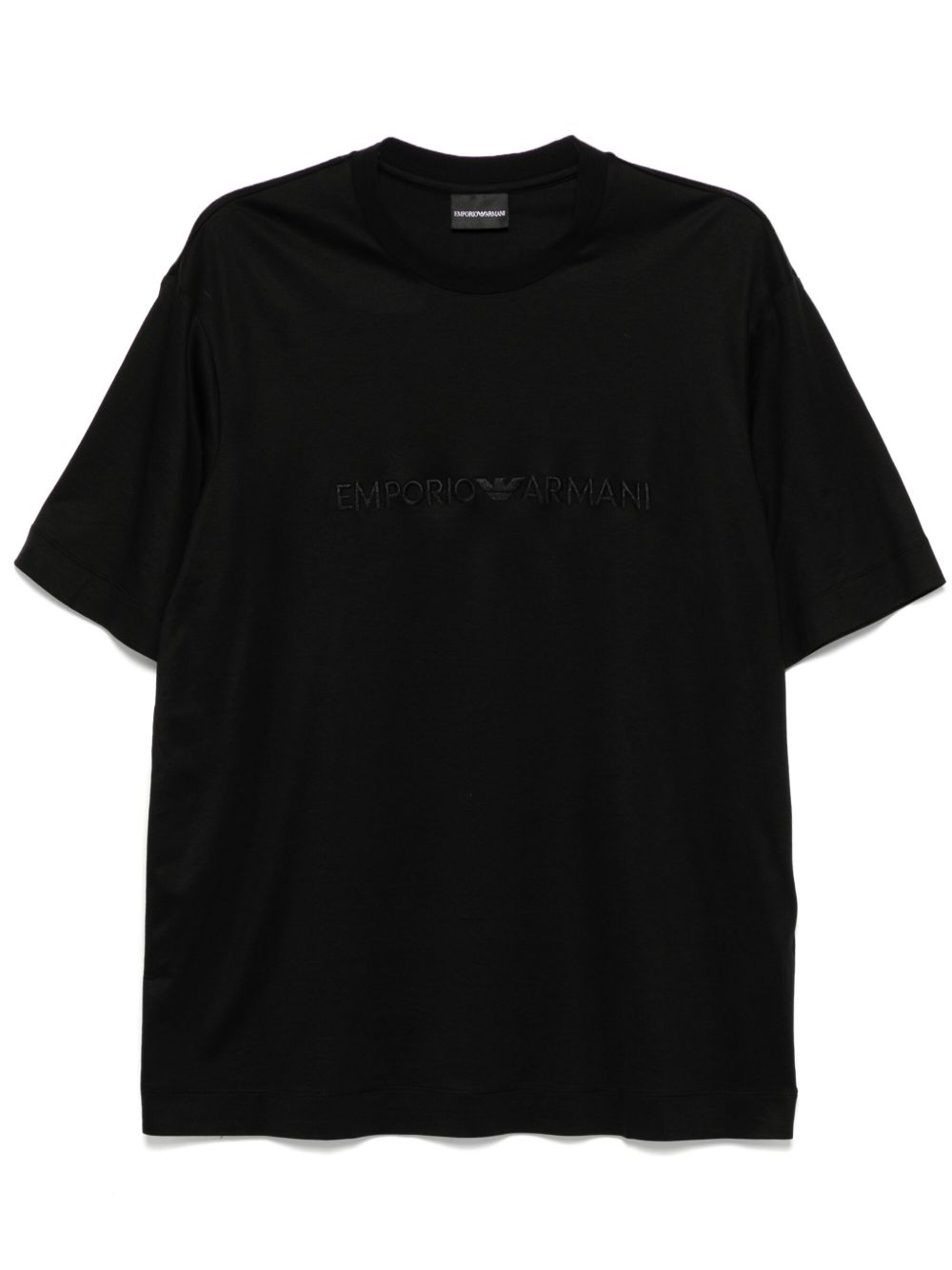 EMPORIO ARMANI Embroidered Logo Crew Neck T-Shirt