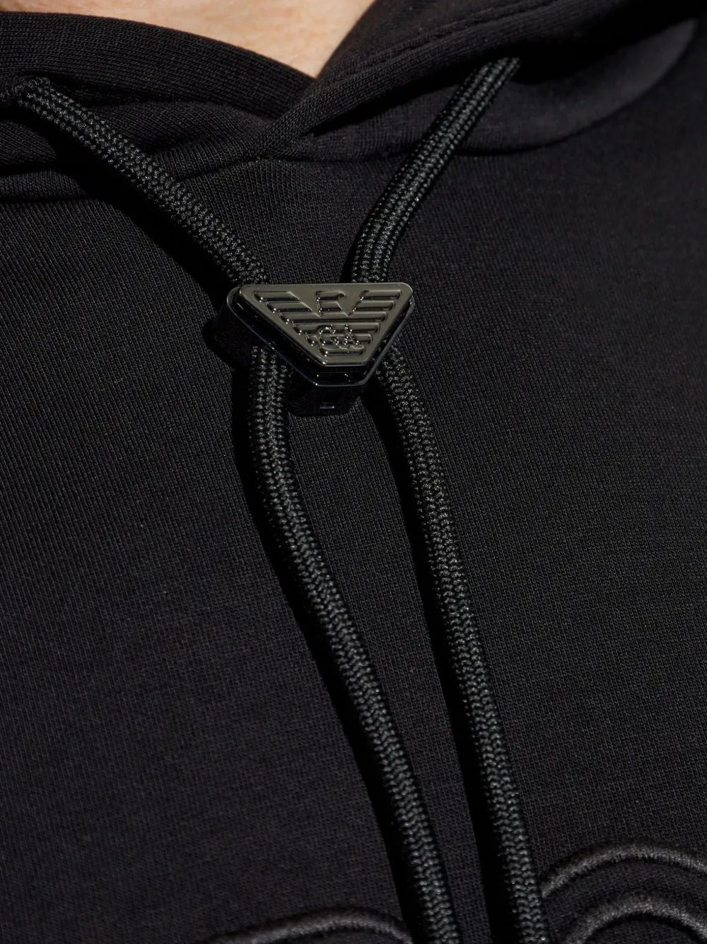 EMPORIO ARMANI Slouchy Drawstring Hoodie for Men