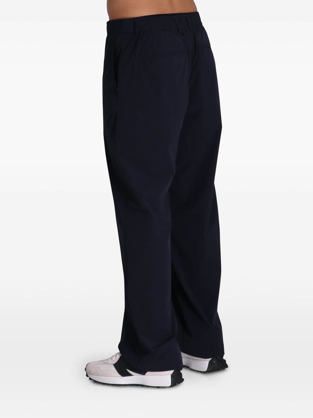 E'CLAT Men's Nylon Trousers with Concealed Fastening