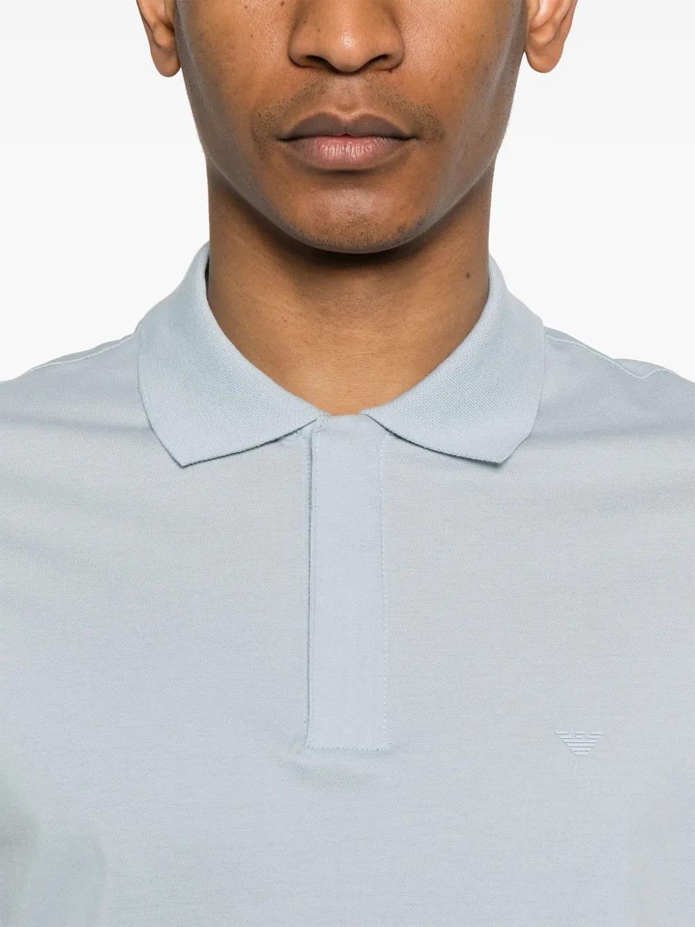 EMPORIO ARMANI Logo Cotton Polo Shirt