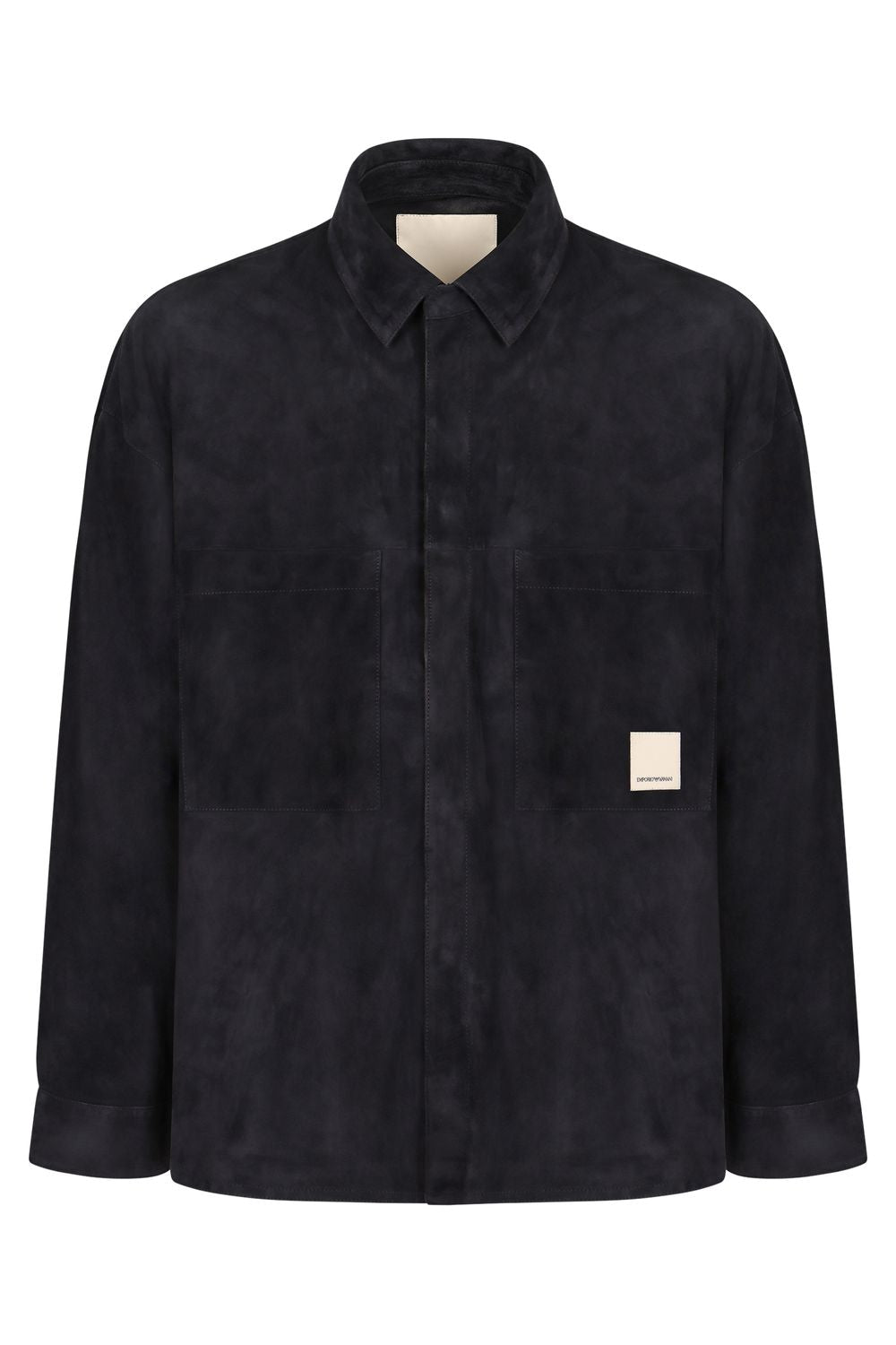 EMPORIO ARMANI Men's Suede Shirt - SS25 Collection
