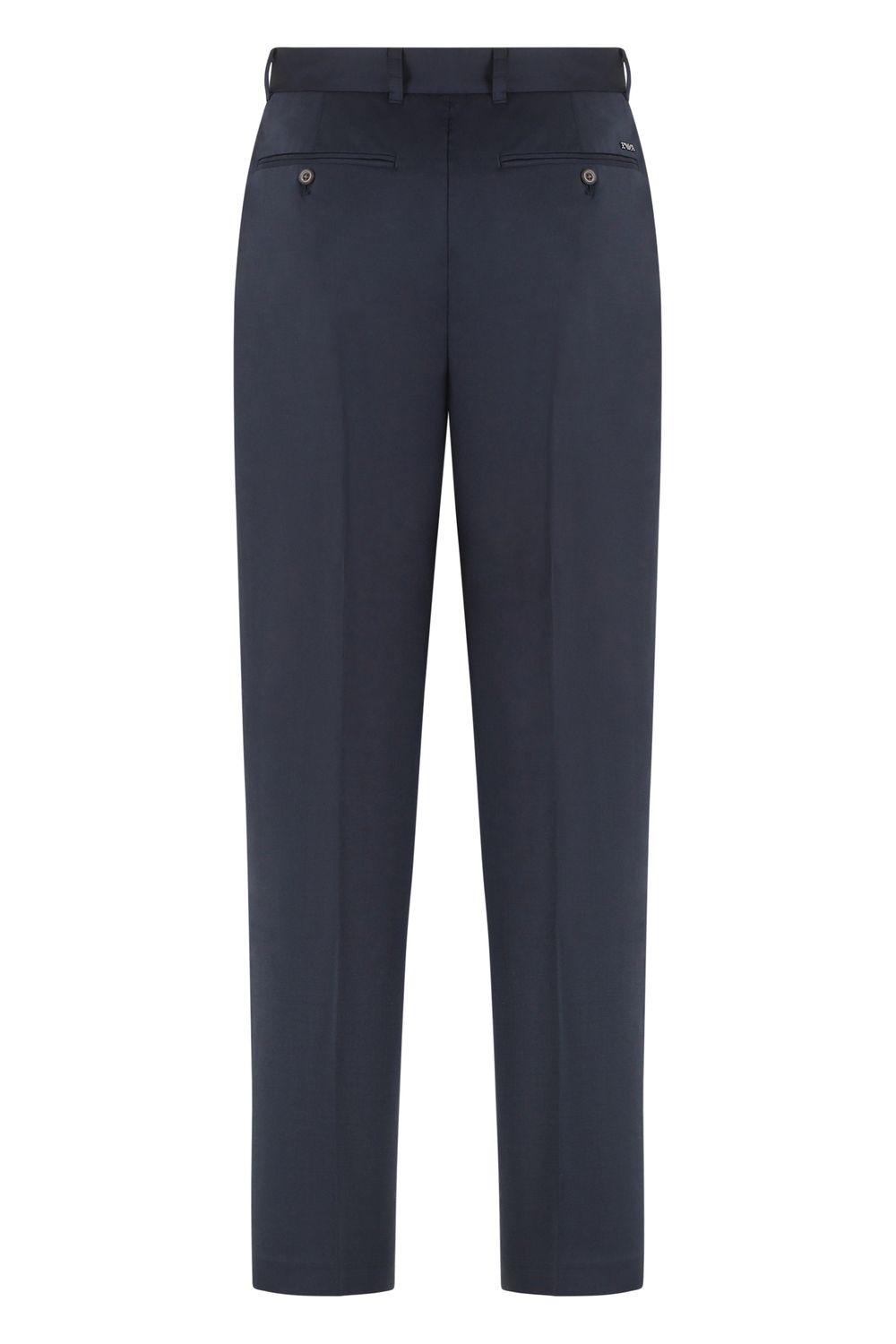 EMPORIO ARMANI Tailored Virgin Wool Trousers for Men - SS25 Collection