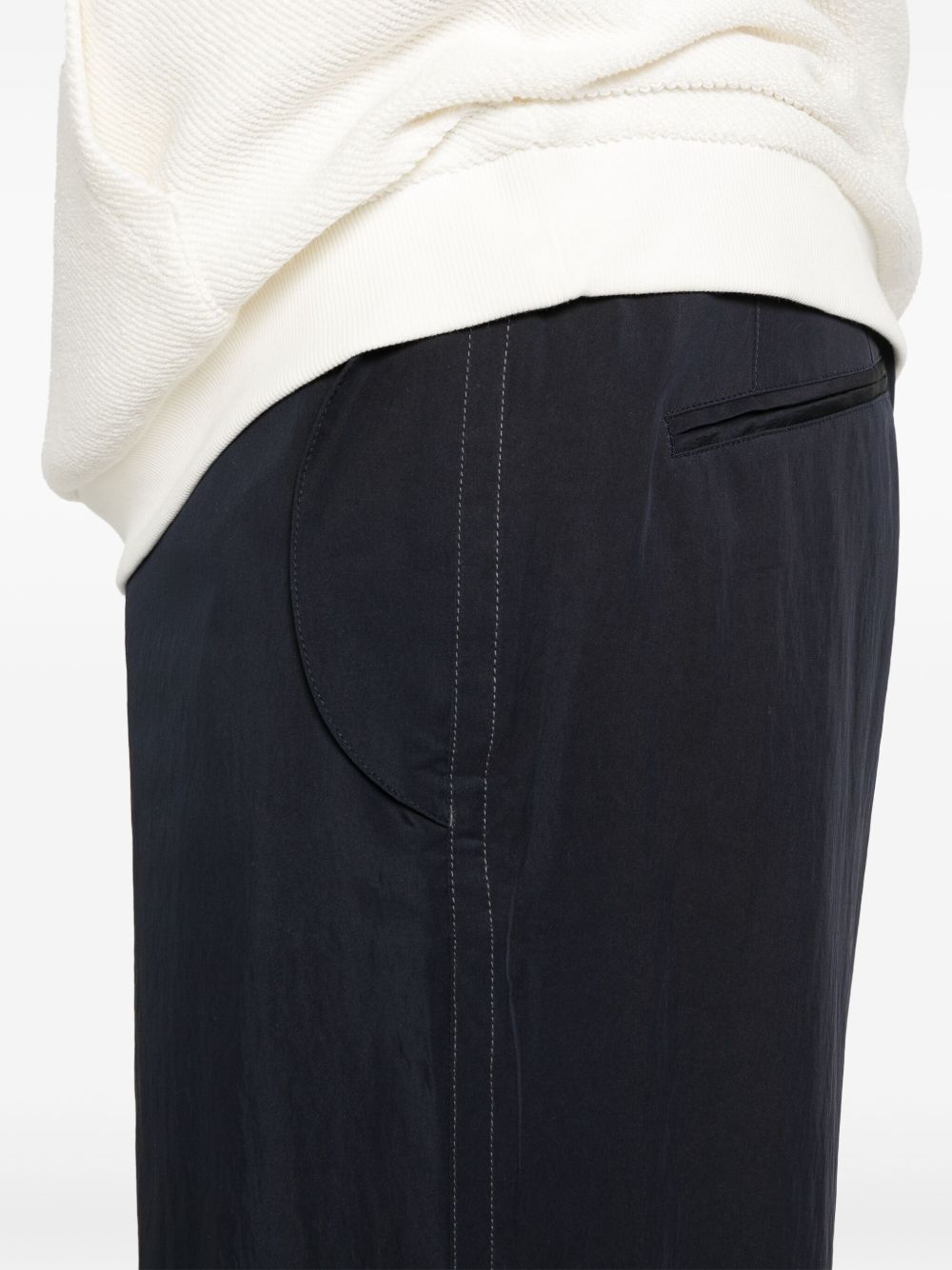 EMPORIO ARMANI Nylon Trousers for Men - SS25