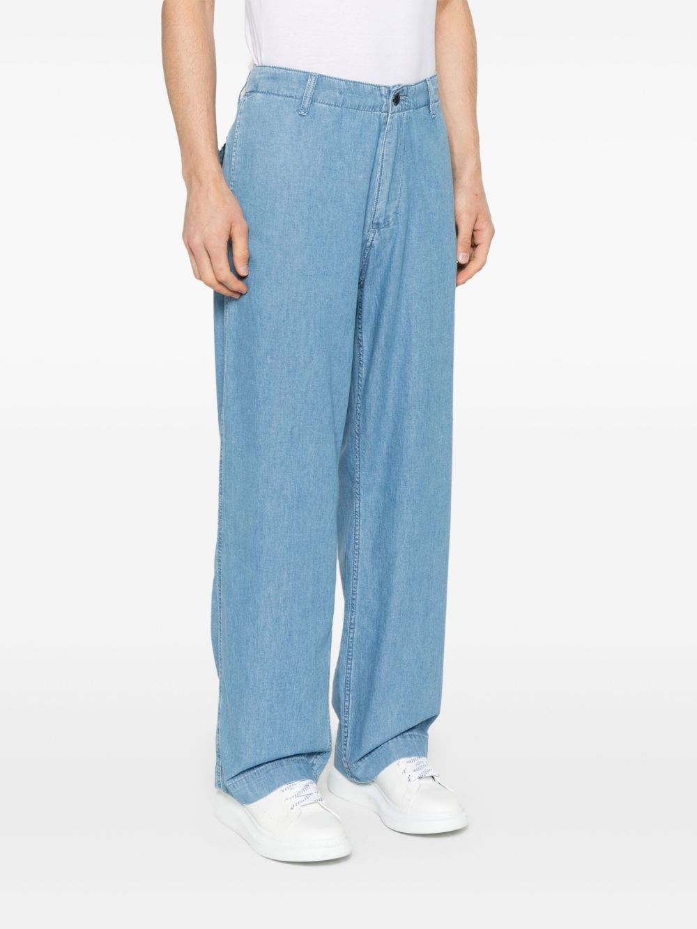 EMPORIO ARMANI Men's Cotton Casual Trousers