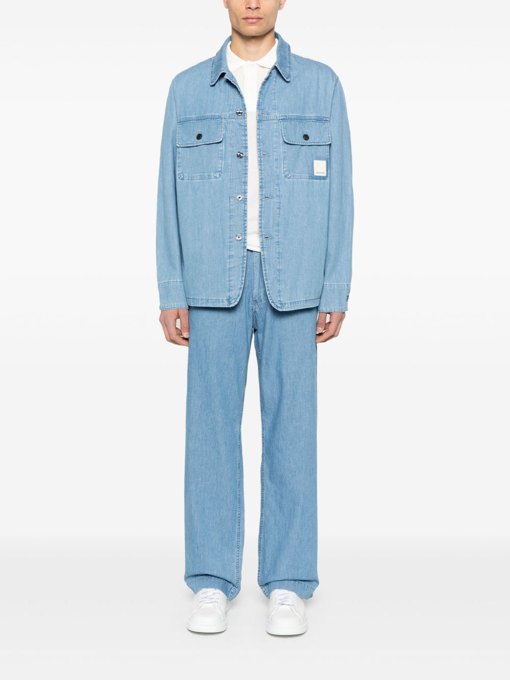 EMPORIO ARMANI Men's Cotton Casual Trousers