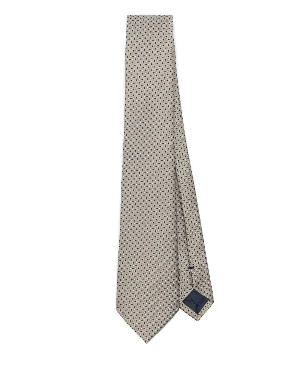 EMPORIO ARMANI Silk Tie for Men - Spring/Summer 2025