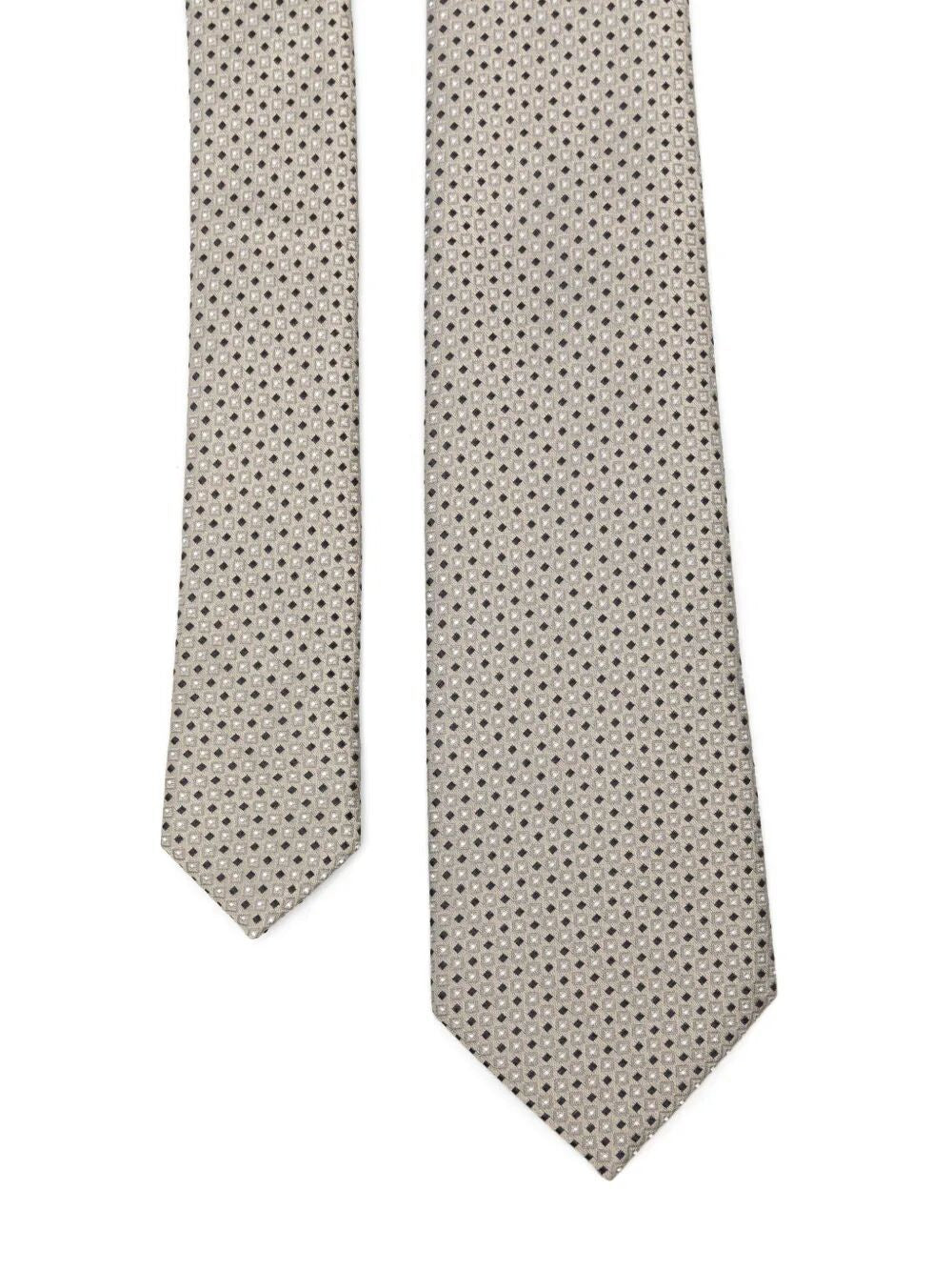 EMPORIO ARMANI Silk Tie for Men - Spring/Summer 2025