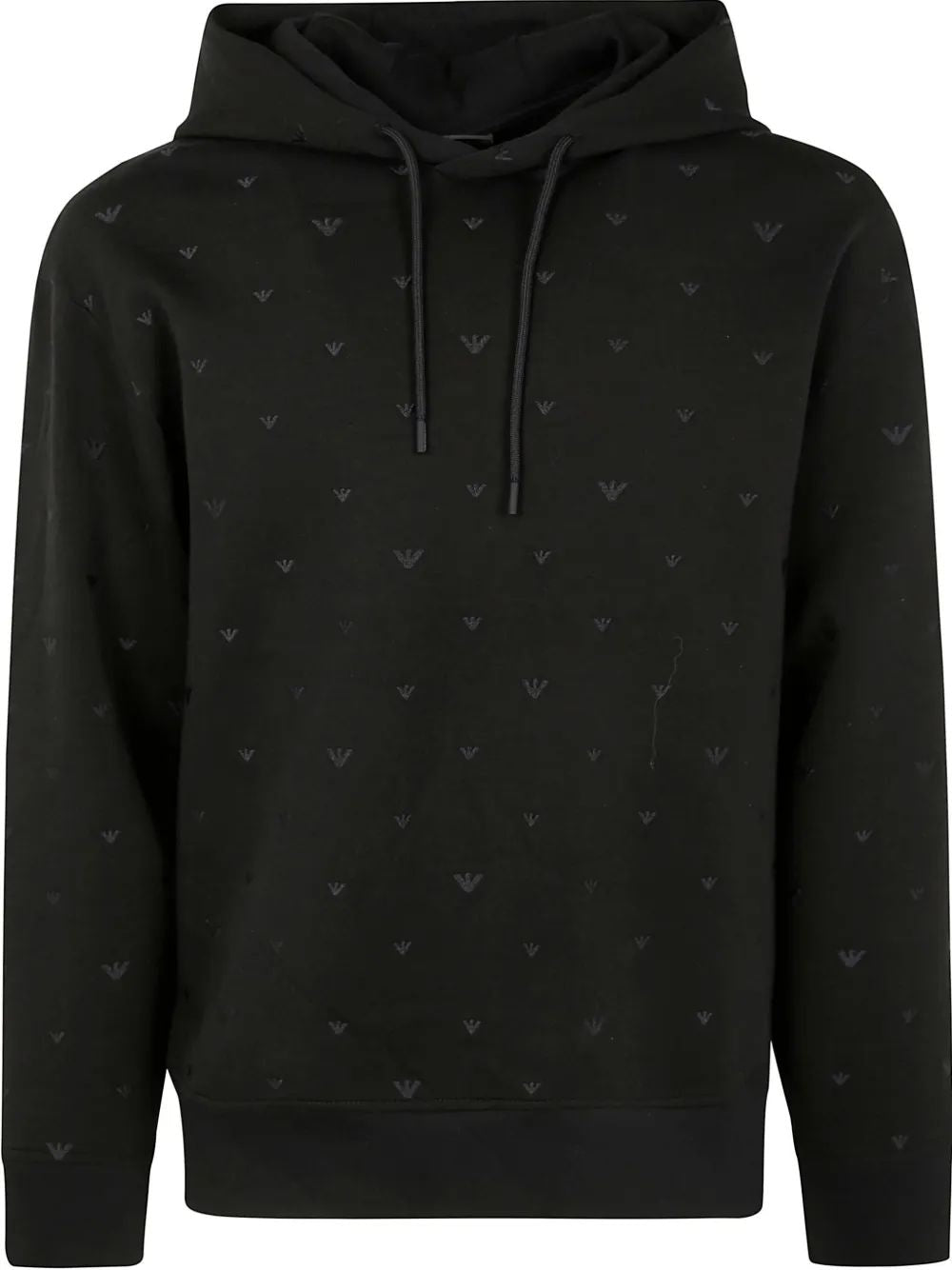 EMPORIO ARMANI Allover Logo Cotton Sweatshirt for Men - SS25