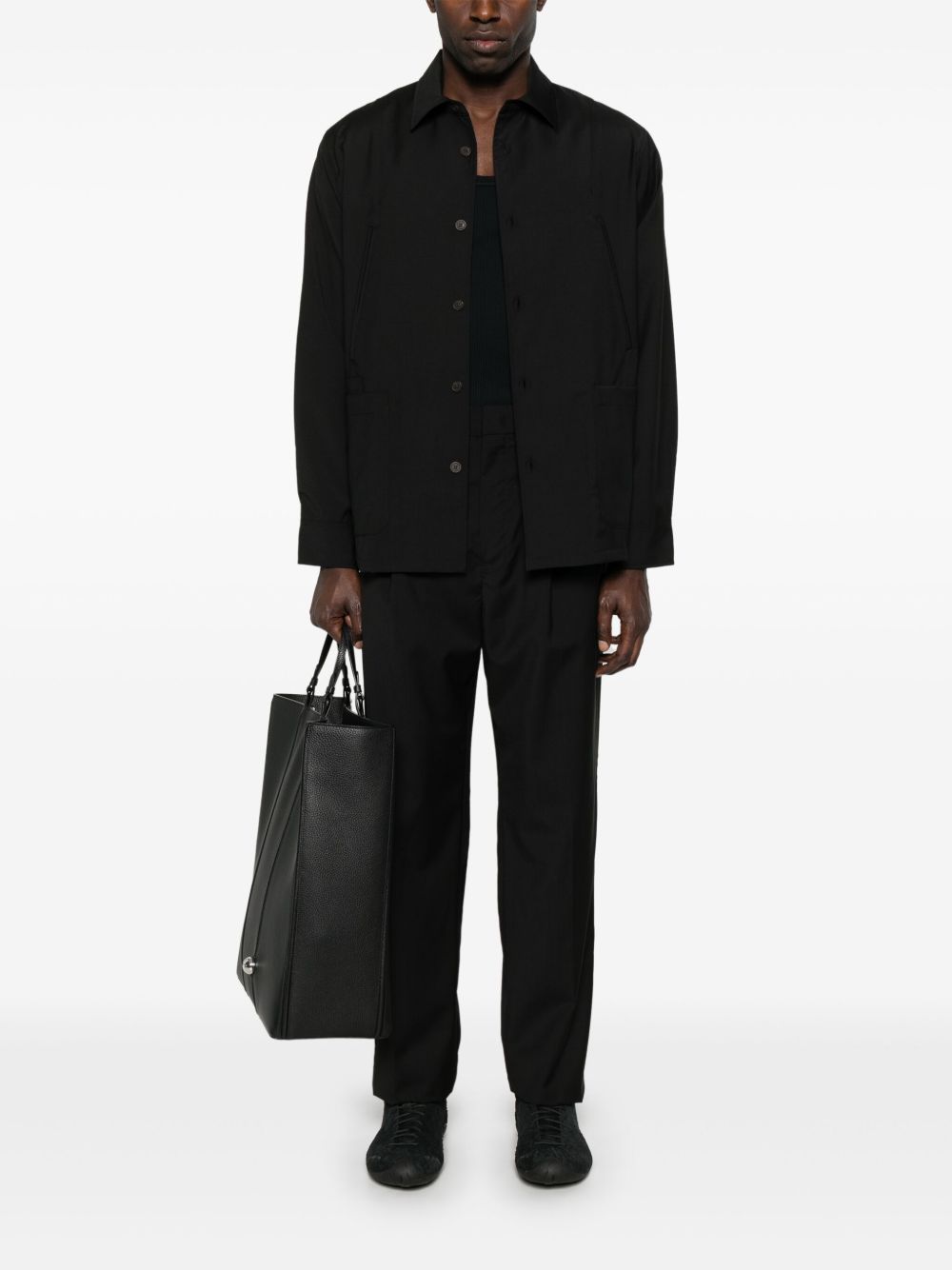 EMPORIO ARMANI Wool Shirt Jacket