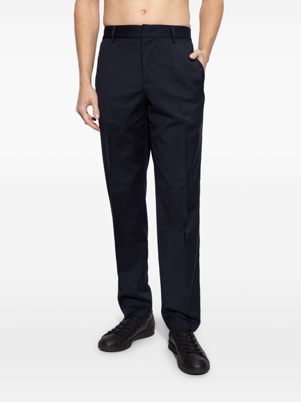 EMPORIO ARMANI Wool Chino Trousers for Men