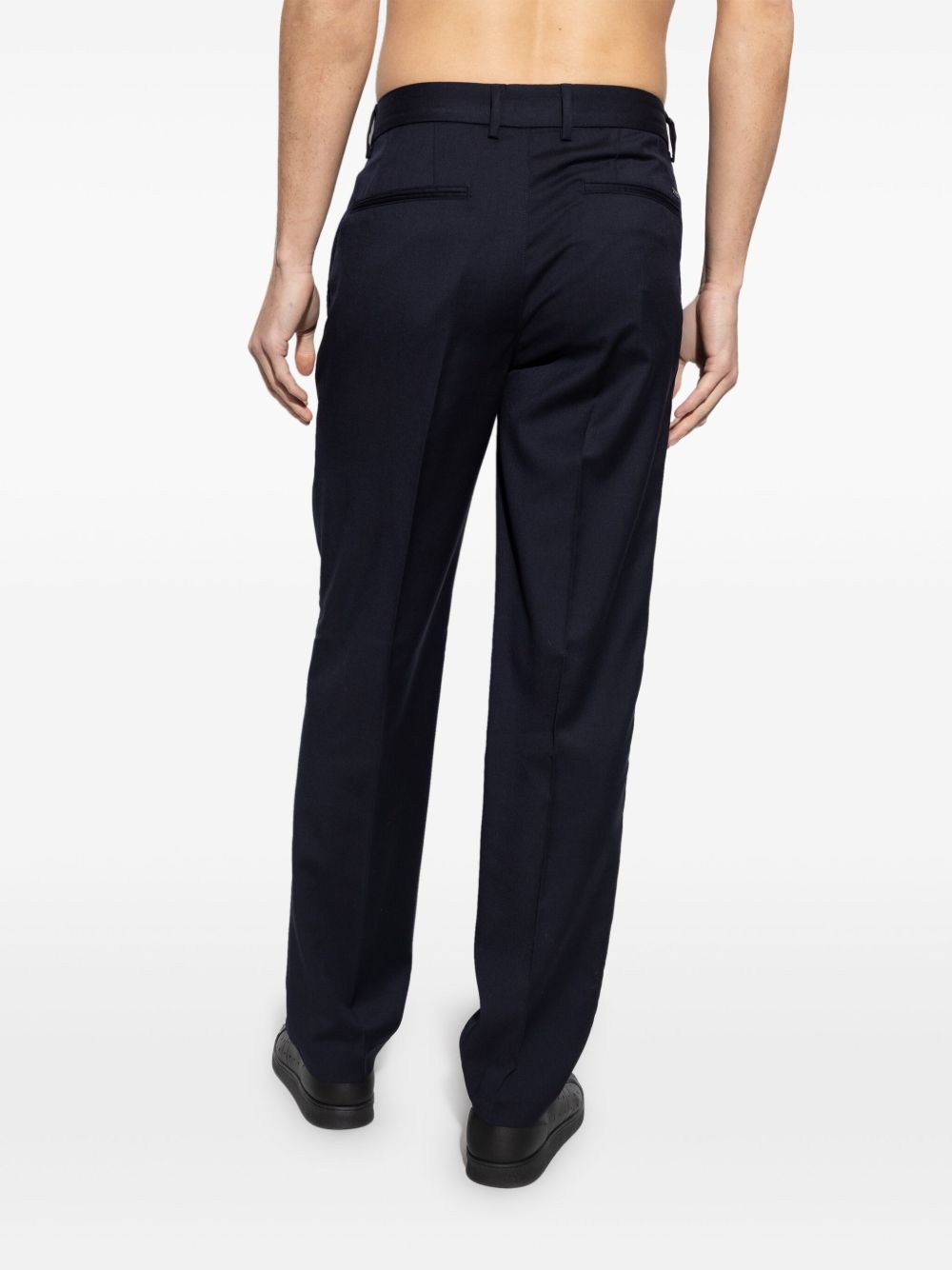 EMPORIO ARMANI Wool Chino Trousers for Men