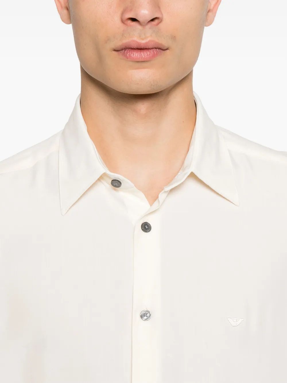 EMPORIO ARMANI Classic Striped Button-Up Shirt for Men