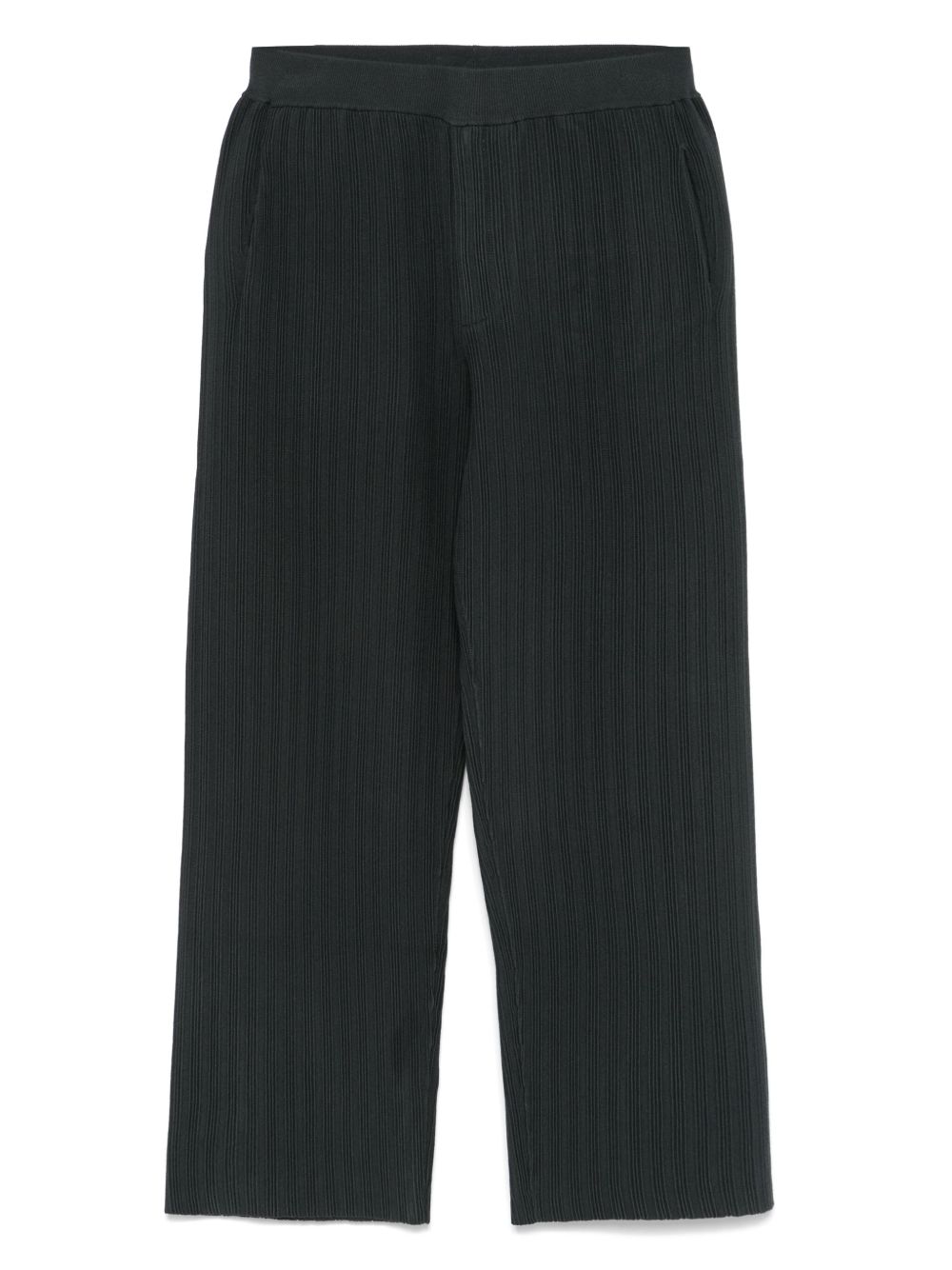 EMPORIO ARMANI Men's Cotton Trousers with Elasticated Waistband