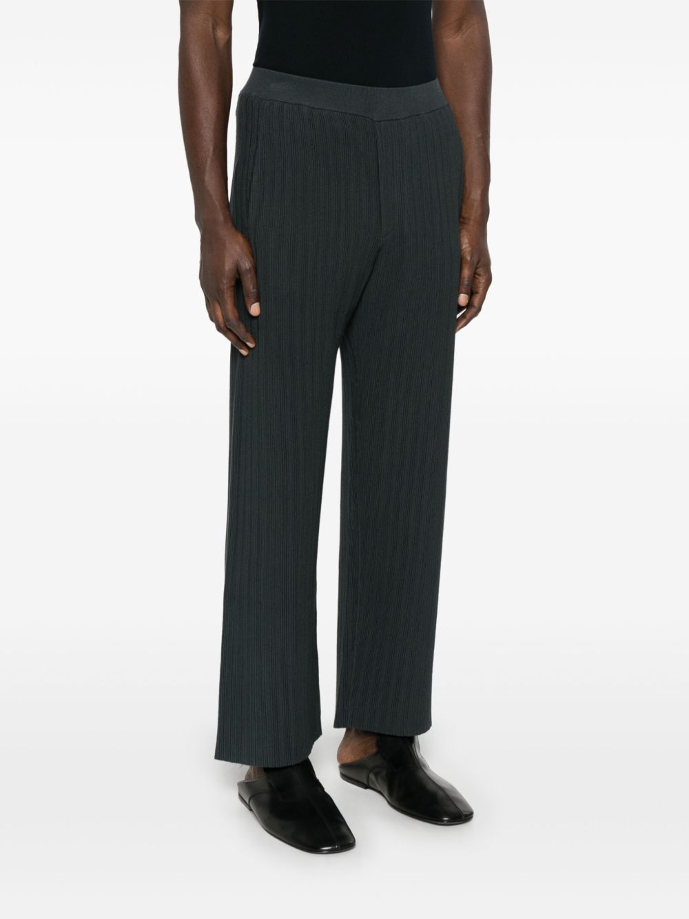 EMPORIO ARMANI Men's Cotton Trousers with Elasticated Waistband