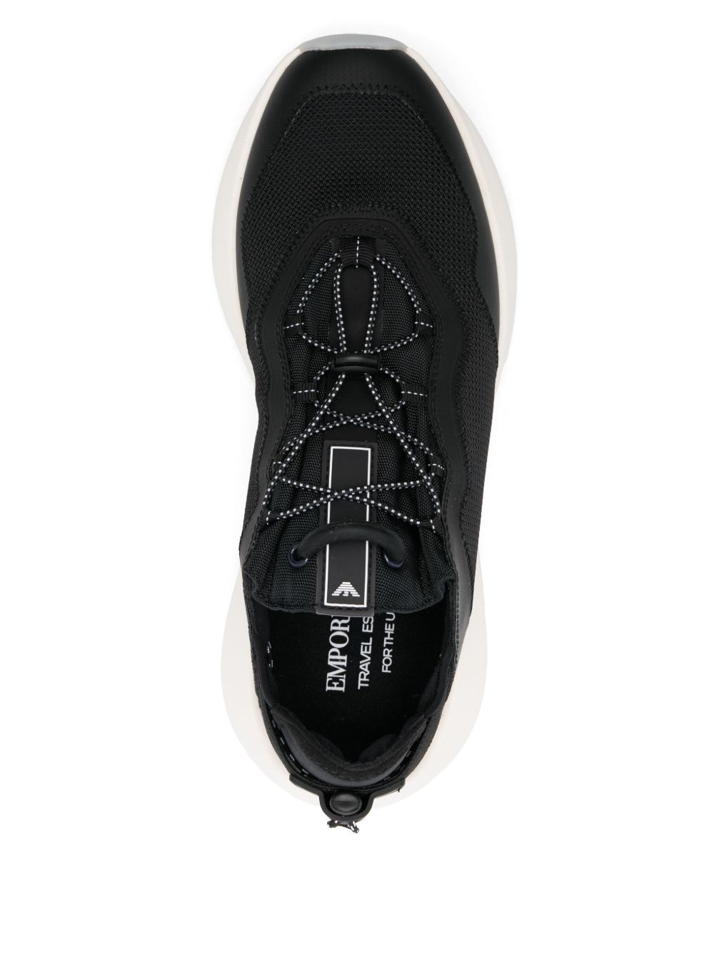 EMPORIO ARMANI Mesh Sneakers with Chunky Sole for Men