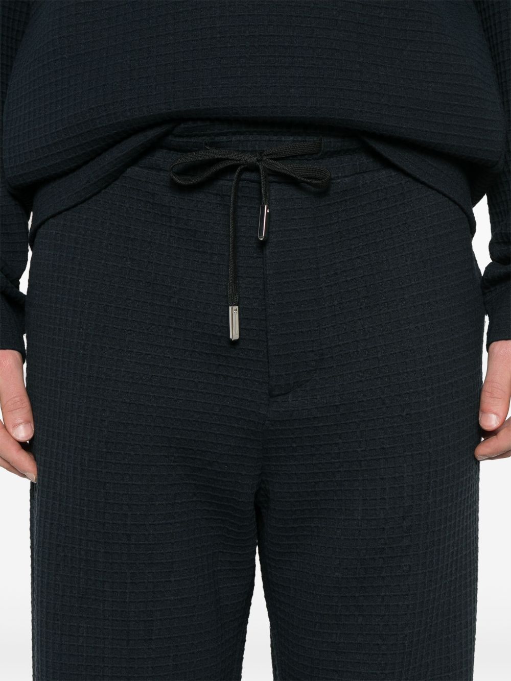 E'CLAT Concealed Front Zip Sweatpants for Men