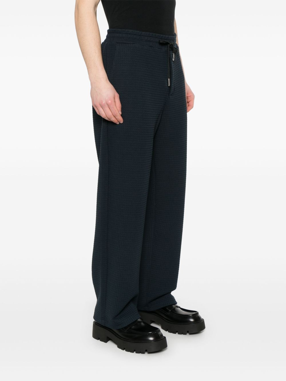 E'CLAT Concealed Front Zip Sweatpants for Men
