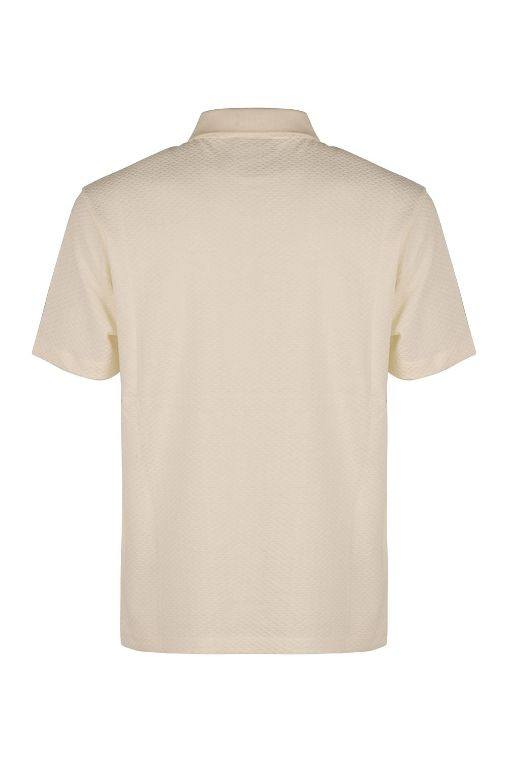 EMPORIO ARMANI Men's Cotton Polo Shirt with Front Embroidery