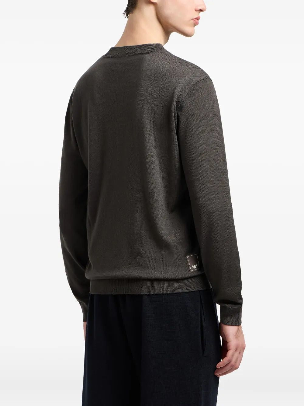 EMPORIO ARMANI Regular Fit Virgin Wool Sweater