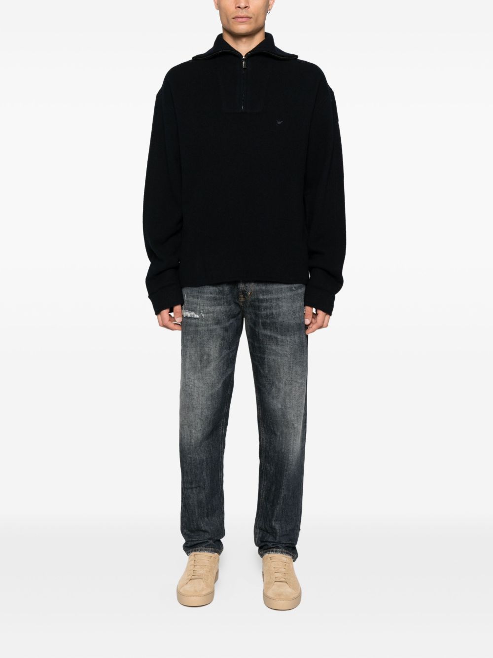 EMPORIO ARMANI Wool Turtle-Neck Jumper - FW25