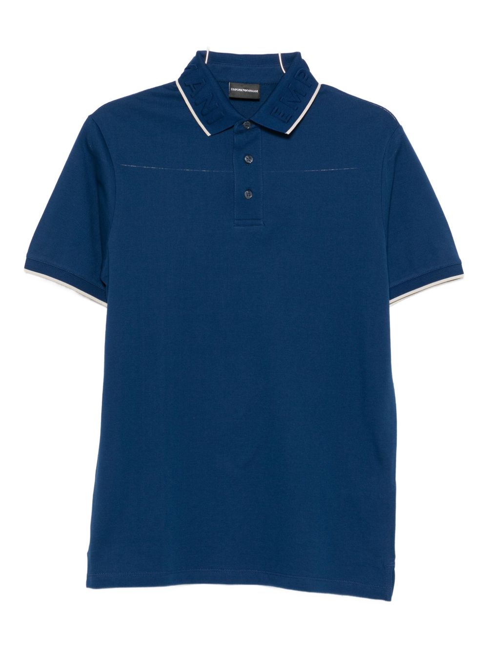 EMPORIO ARMANI Classic Logo Cotton Polo Shirt