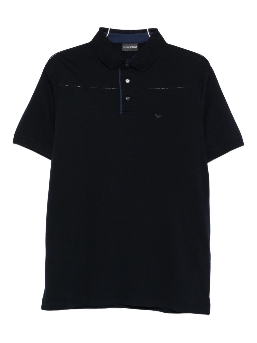 EMPORIO ARMANI Logo Cotton Polo Shirt - Men’s Fit